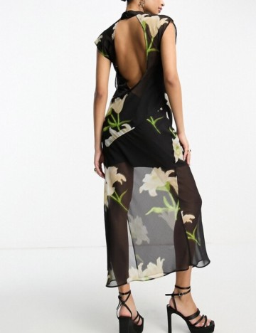 Rochie maxi ASOS, negru