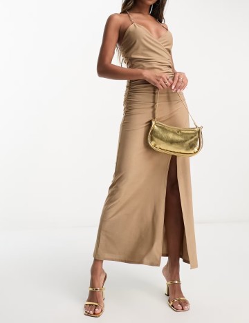 Rochie maxi AX Paris, maro