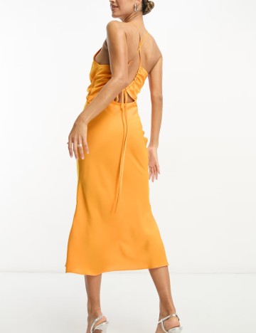 Rochie maxi ASOS, portocaliu
