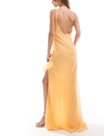 Rochie maxi ASOS, portocaliu