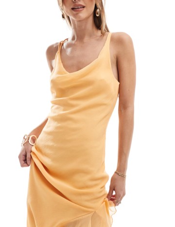 Rochie maxi ASOS, portocaliu