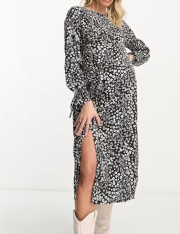 Rochie midi Violet Romance, mix culori