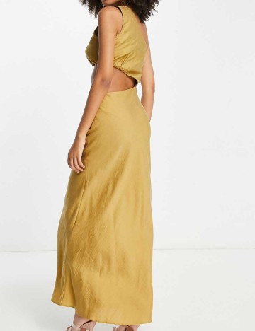 Rochie maxi ASOS, galben mustar