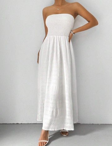 Rochie maxi Shein, alb