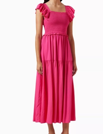 Rochie midi Y.A.S, roz