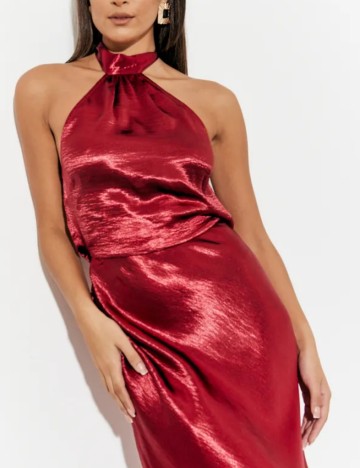 Rochie midi IN THE STYLE, roșu