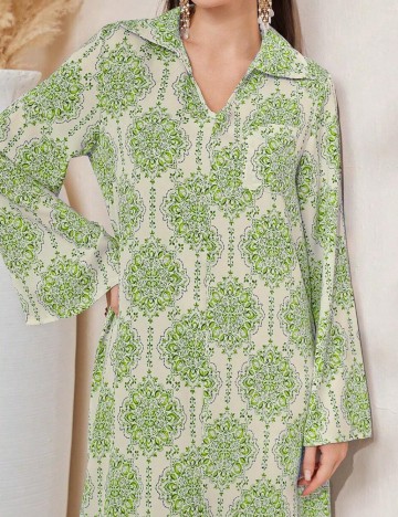 Rochie midi Shein, mix culori
