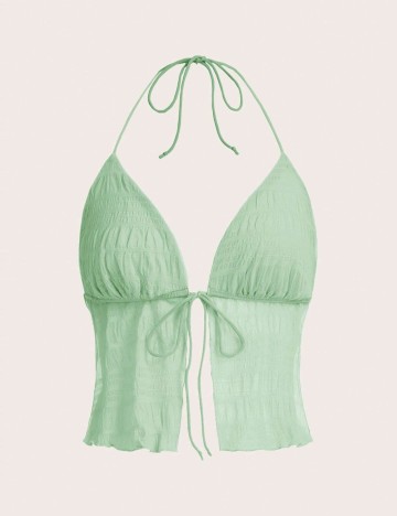 Top Shein, verde