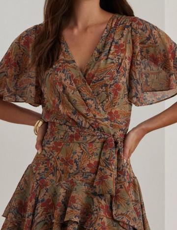 Rochie mini Ralph Lauren, mix culori