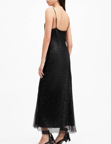 Rochie midi Allsaints, negru
