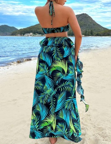 Rochie maxi Shein, mix culori