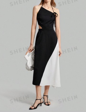 Rochie midi Shein, mix culori