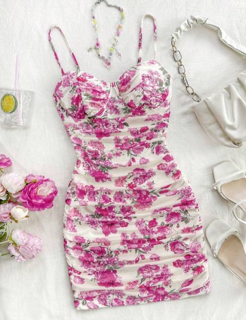 Rochie mini Shein, mix culori