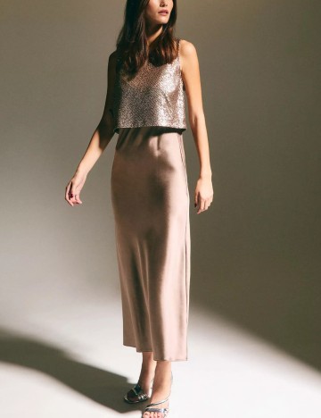 Rochie maxi New look, maro