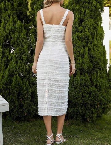 Rochie midi Shein, crem