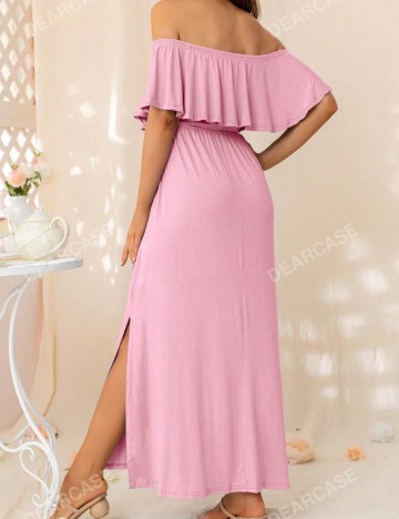 Rochie maxi Shein, roz