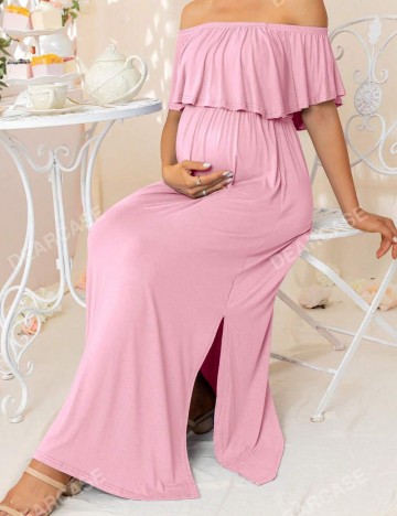 Rochie maxi Shein, roz