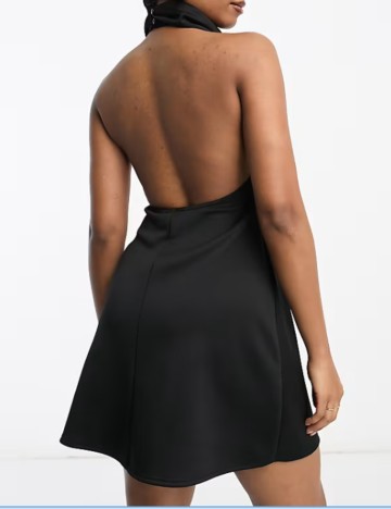 Rochie midi ASOS, negru