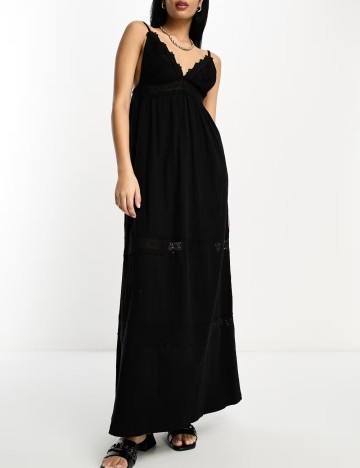 Rochie maxi ASOS, negru