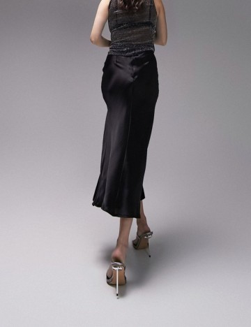 Fustă maxi Topshop, negru