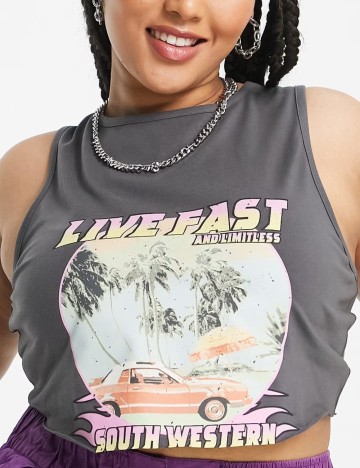 Top ASOS, gri
