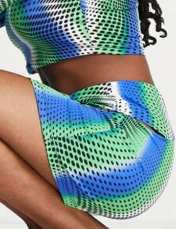 Fustă mini ASOS, mix culori