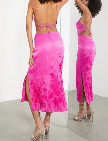 Rochie maxi ASOS, roz