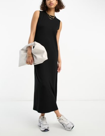 Rochie maxi ASOS, negru
