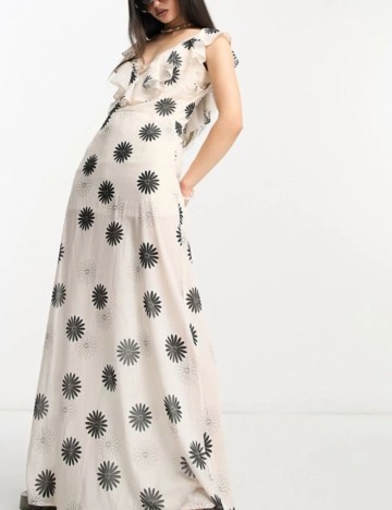 Rochie maxi Another Reason, mix culori