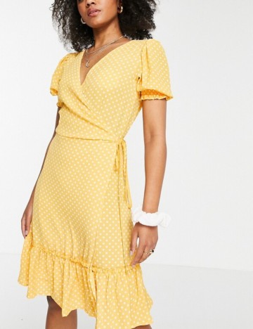 Rochie mini Jacqueline de Yong, portocaliu