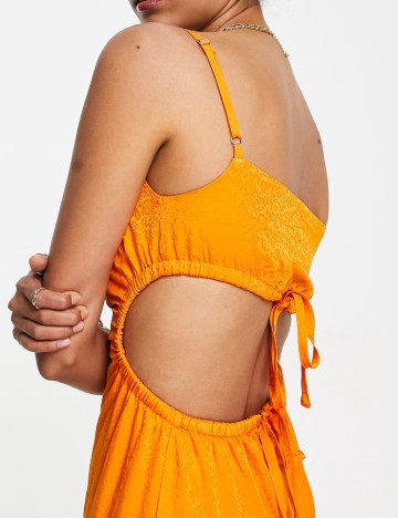 Rochie midi & Other Stories, portocaliu