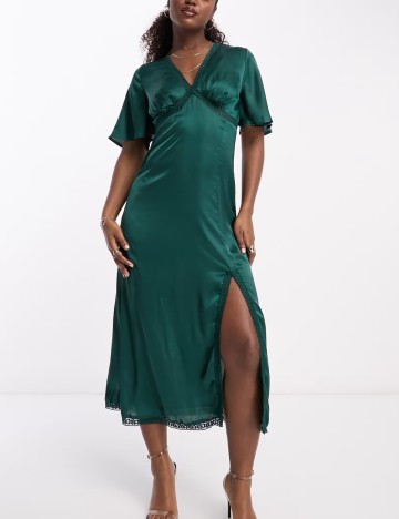 Rochie midi Influence, verde
