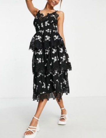 Rochie midi Just me, negru