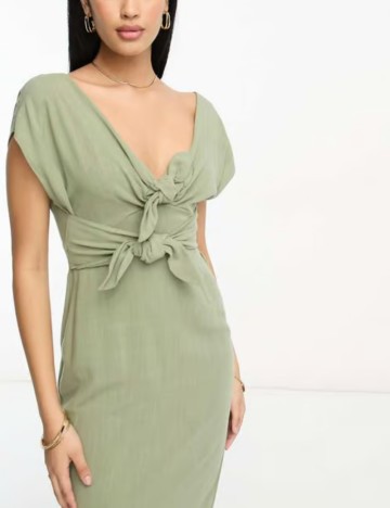 Rochie maxi ASOS, verde