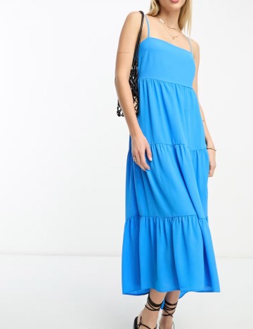 Rochie midi ASOS, albastru