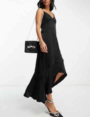 Rochie midi Vila, negru
