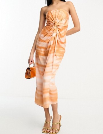 Rochie midi ASOS, mix culori
