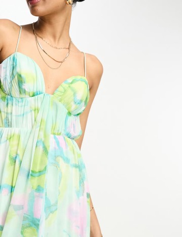 Rochie maxi ASOS, mix culori