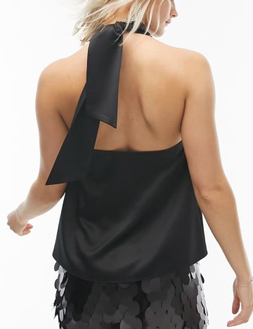 Top Topshop, negru