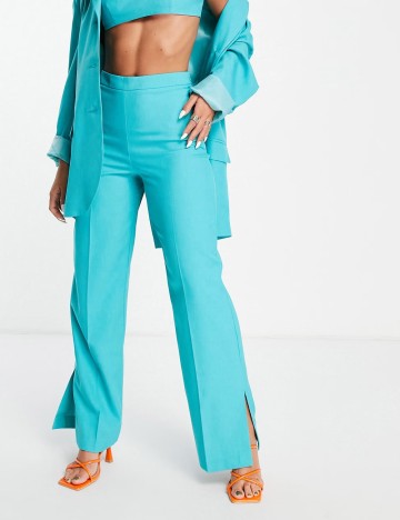 Pantaloni Topshop, turcoaz