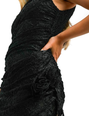 Rochie midi ASOS, negru