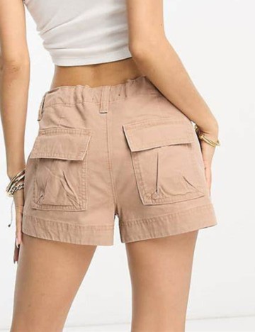 Pantaloni scurți ASOS, maro