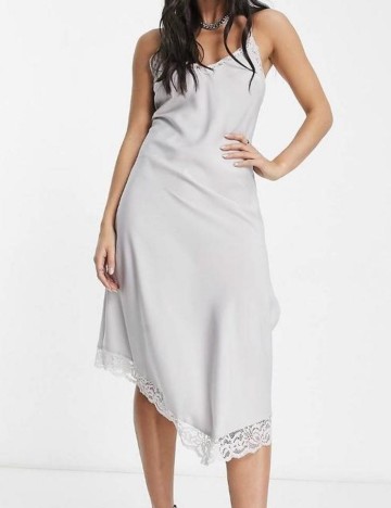 Rochie midi WEEKDAY, gri
