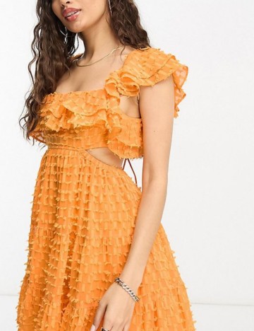 Rochie mini ASOS, portocaliu