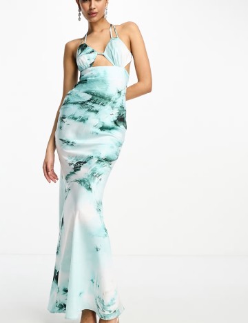 Rochie maxi ASOS, mix culori