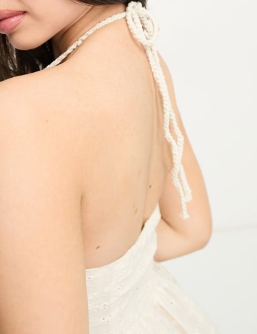 Rochie mini ASOS, crem