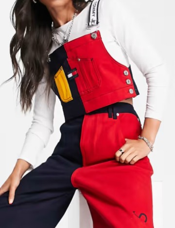 Top Tommy Jeans, mix culori