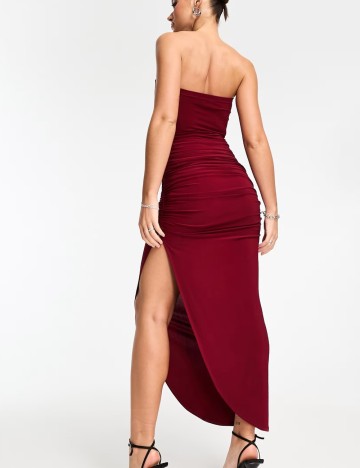 Rochie midi ASOS, vișiniu