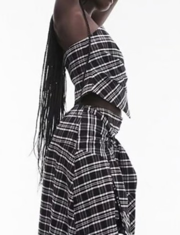 Top Topshop, negru