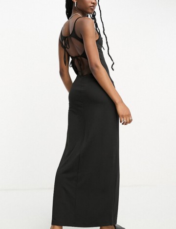 Rochie maxi WEEKDAY, negru